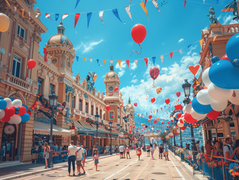 Calendrier des fêtes et jours fériés à Monaco en 2023