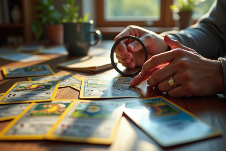 Carte Pokémon EX avec défaut d'impression et valeur fluctuante