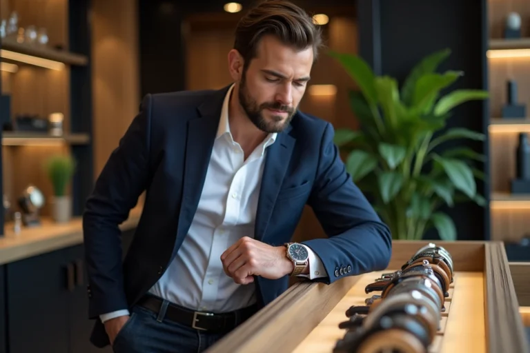 Montre masculine alliant style, fonctionnalité et durabilité