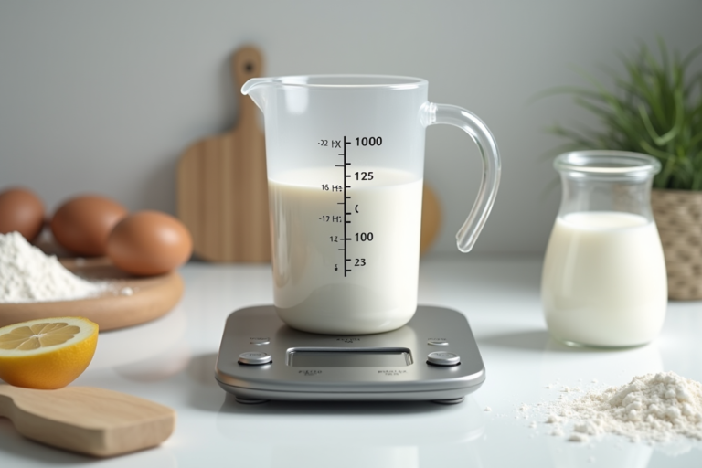 Conversion de 20 cl en grammes selon la densité des substances